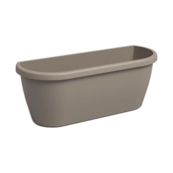 Algarve Wall 38x14/14 doniczka na ścianę wisząca taupe