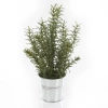 Sztuczny rozmaryn w cynkowej doniczce 23-26 cm zioła