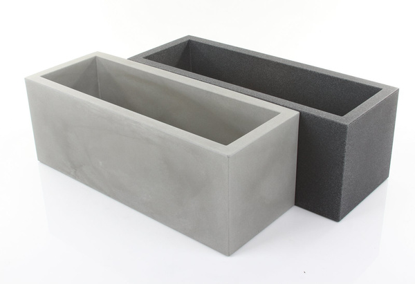 KUBE CASETTA 100x40/40 donica prostokątna niska cementowa