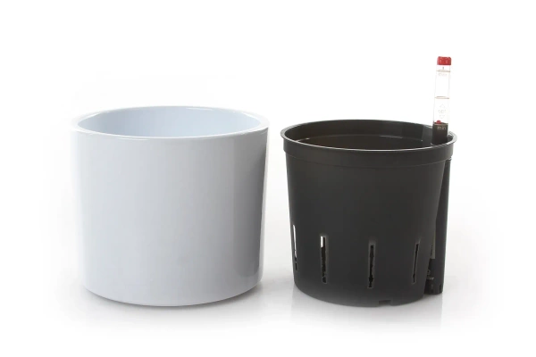 Zestaw do hydroponiki 11/9 Era 12 osłonka ceramiczna biała połysk