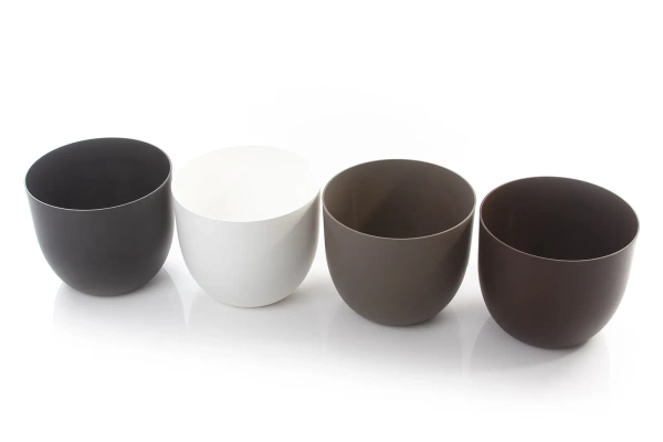 Rio 29/24 biała donica okrągła