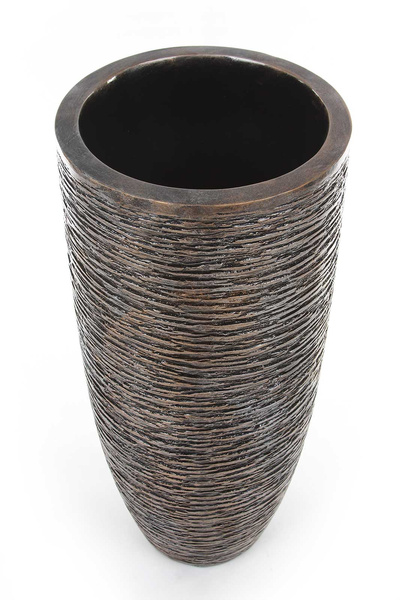 UNIVERSE WRINKLE PARTNER 34/75 ekskluzywna donica wysoka brązowy