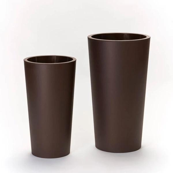 Tuit Raw 40/75 donica wysoka z wkładem brązowa