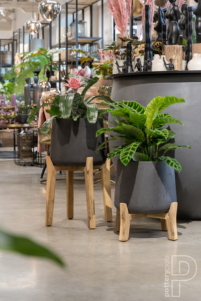 Patt XXXL 55/82,5 donica na wysokich nóżkach czarna