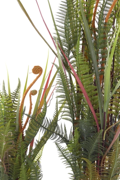 Sztuczna Paproć trawa mix 75 cm zielono-brązowa