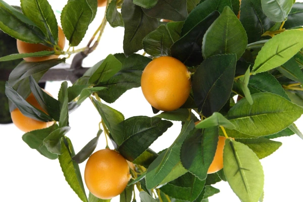 Sztuczne drzewko pomarańczowe cytrusy 75 cm