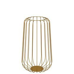 Kwietnik designerski TAJ MAHAL IRON 60 cm złoty