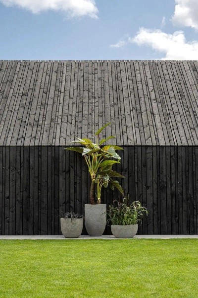 Mt. Russell L 51/44 kamienna duża donica dioryt szarobrązowa