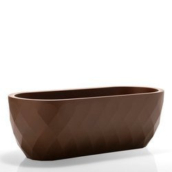 JARDINERA 130x55/45 brązowa donica designerska z systemem nawadniającym