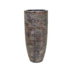 UNIVERSE WRINKLE PARTNER 34/75 ekskluzywna donica wysoka brązowy