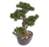 Sztuczne drzewko Bonsai Cedr 45 cm w brązowej doniczce