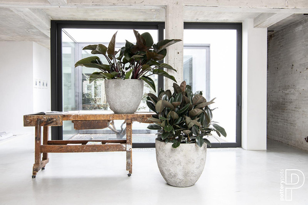 JESSLYN XL 80/70 duża donica naturalna cesarska biel imperial white