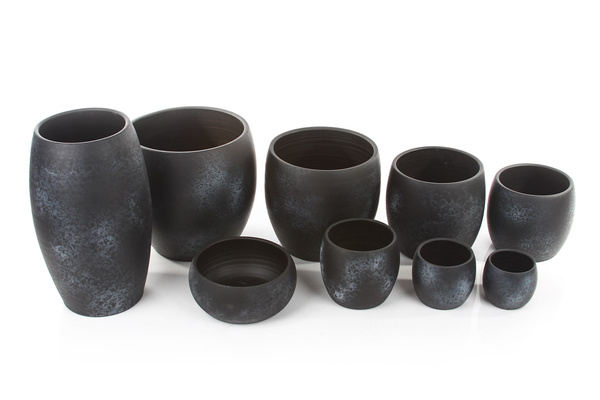 Lester 14/12 kulista osłonka ceramiczna czarny kamień