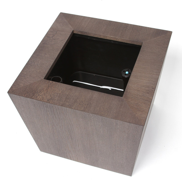 NATURA 45x45/40 donica dębowa ciemna