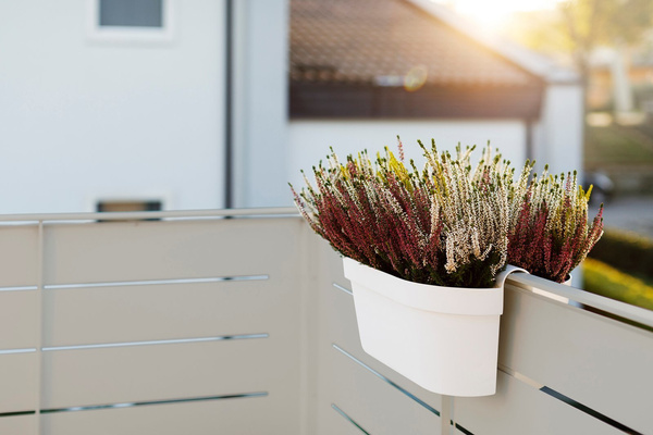 BE-UP CASSETTA 50x33/20 biała doniczka balkonowa dwustronna podłużna