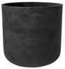 Charlie XL 32/31 czarna donica cylindryczna kamienna