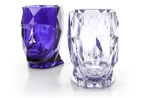 ADAN NANO GLOSSY 13x17/18 doniczka designerska głowa szkło