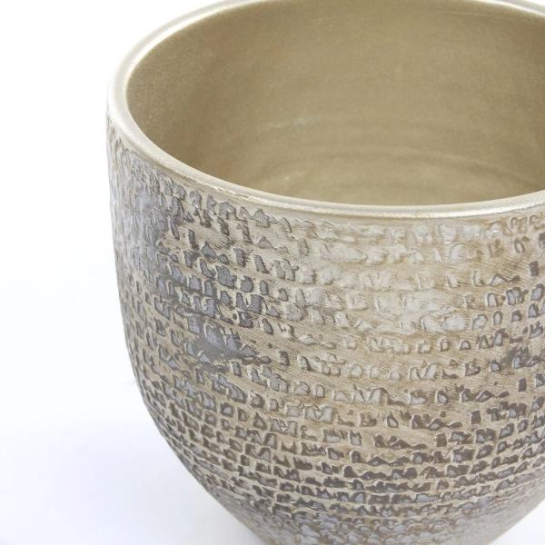 Carrie 20/18 osłonka ceramiczna szampański złoty