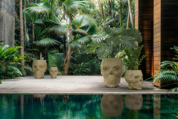 Skull donica czaszka biała 57x75/70 Vondom