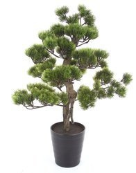 Sztuczne drzewko Bonsai Sosna Pinia 60 cm w doniczce