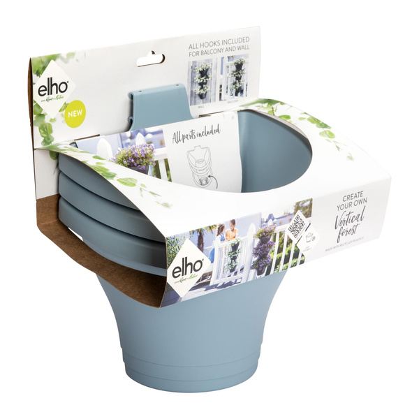 Corsica Vertical Forest doniczki wertykalne niebieskie 3 sztuki