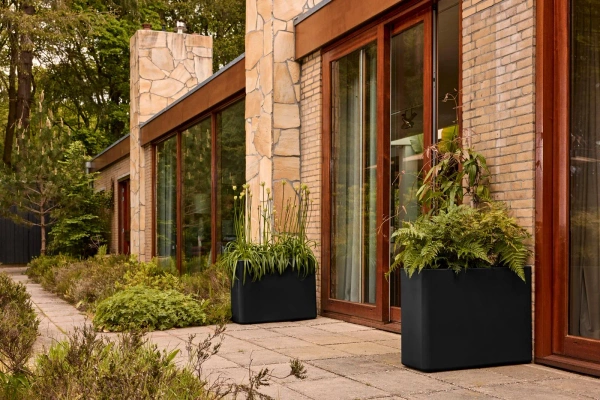 Donica JUNE BRICK DIVIDER 80 - czarny