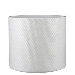 ERA 23/21 doniczka walec wytłaczana biała