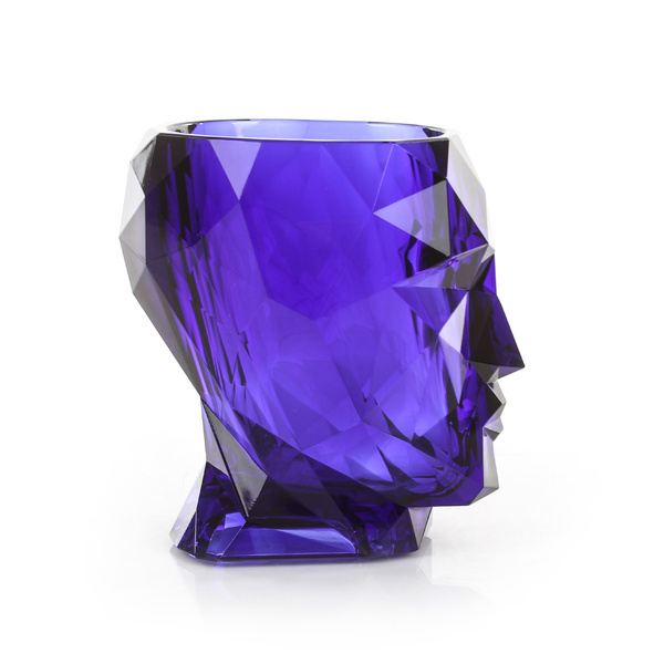 ADAN NANO GLOSSY 13x17/18 doniczka głowa szafirowa