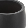 Kevan M 25/21 czarna doniczka naturalna kamienna