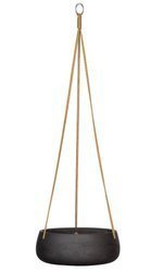 Eileen S 24/9 wisząca doniczka misa kamienna czarna
