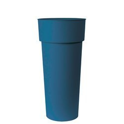 DUO 38/80 donica niebieska wysoka okrągła z wkładem kolor ocean