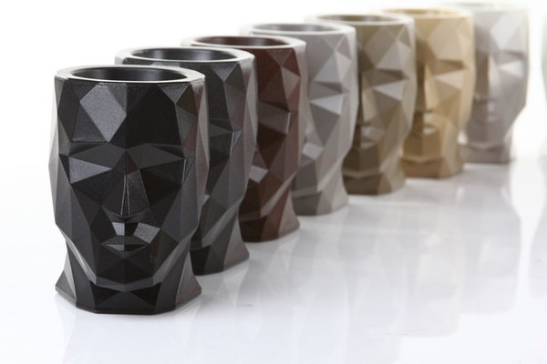 ADAN NANO Vondom 13x17/18 doniczka głowa czarna