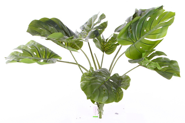 Sztuczna Monstera dziurawa deliciosa 60 cm 10 liści bush