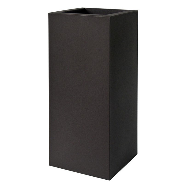 KUBE HIGH 30x30/70 donica kwadratowa wysoka grafitowa czarna perła