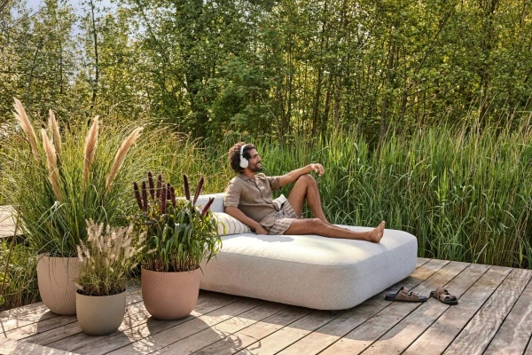 Sereh Round Elho 30 osłonka pastelowa beżowa mushroom beige