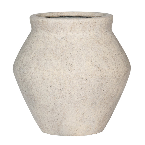 Fleuri L 61/61 duża antyczna donica travertine beige