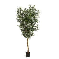 Sztuczne drzewko oliwne 180 cm z owocami smukłe