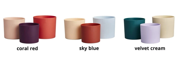 Lex Pott zestaw 3 osłonek 11-14 sky blue