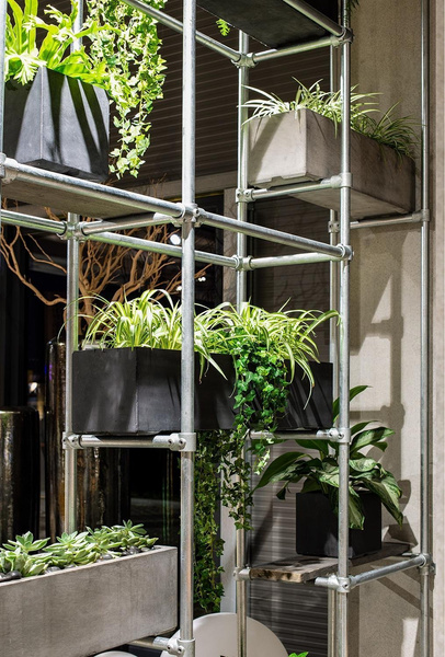 DIVISION PLUS 80x23/23 donica betonowa wąska prostokątna szara naturalny beton