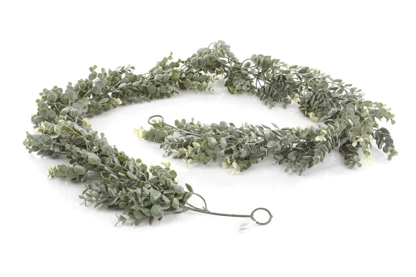Sztuczna Eukaliptus girlanda pnącze 180 cm szaro-zielony