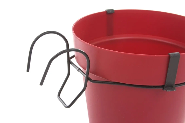 Capri Balcony 20 zielona doniczka na balkon na balustradę