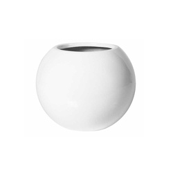 Beth XS 25/20,5 doniczka kula biała z połyskiem