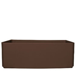 Sauerland 100x22/23 prostokątna donica brązowa