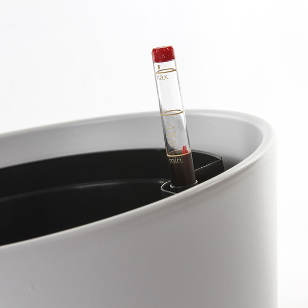 Zestaw do hydroponiki Leni 22/19 Vasa osłonka ceramiczna biała