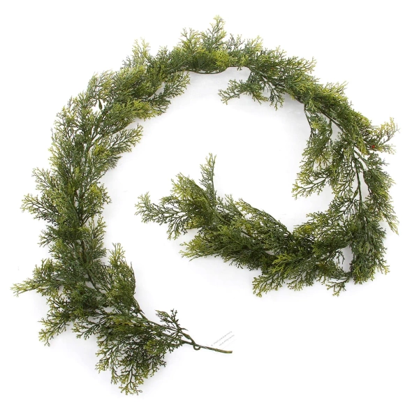 Sztuczny Cyprys długa girlanda 195 cm