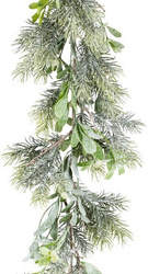 Sztuczna Jemioła ośnieżona girlanda pnącze 182 cm