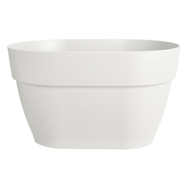 Vibia Flower Bridge 40 doniczka na balustradę biała silky white