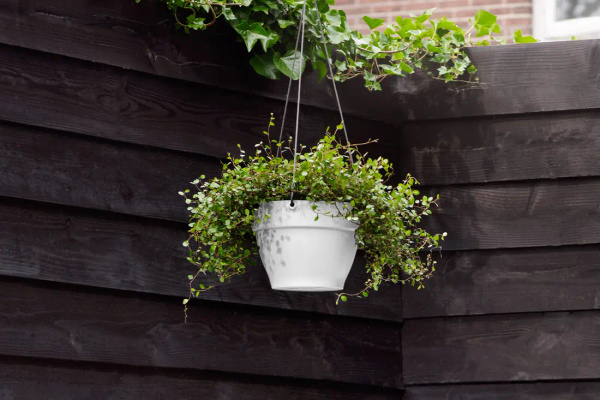 Vibia Hanging Basket 26 doniczka wisząca biała silky white