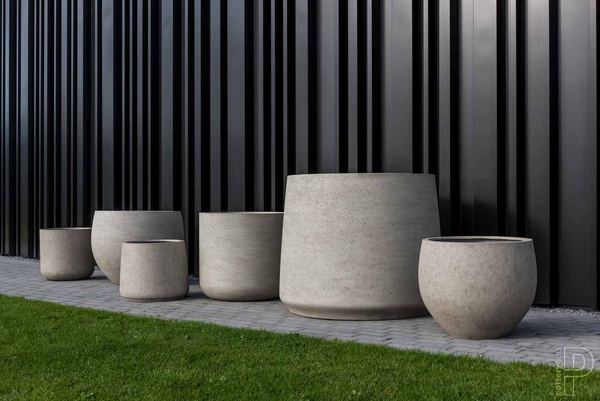 Jumbo Patt S 92/77 bardzo duża donica beżowa