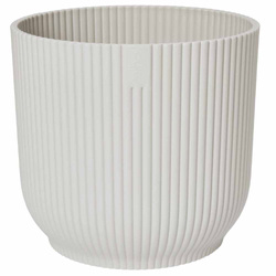 Vibes Fold Round 35 donica na kółkach karbowana biała silky white